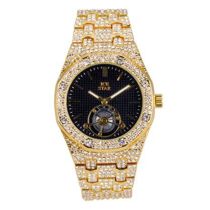 Urban Iced Out 42mm Metal Band Watch - 8832A-MB