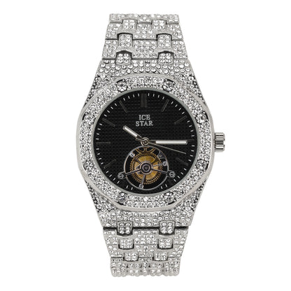 Urban Iced Out 42mm Metal Band Watch - 8832A-MB