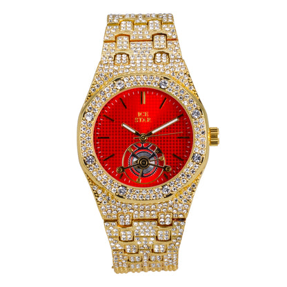 Urban Iced Out 42mm Metal Band Watch - 8832A-MB