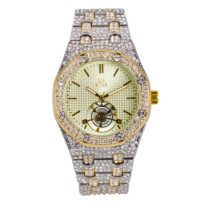 Urban Iced Out 42mm Metal Band Watch - 8832A-MB