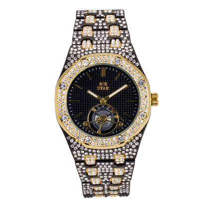 Urban Iced Out 42mm Metal Band Watch - 8832A-MB