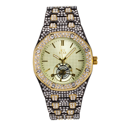 Urban Iced Out 42mm Metal Band Watch - 8832A-MB