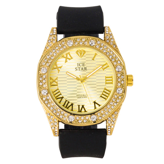 Urban 46mm Silicone Band Watch - 8961B-SB