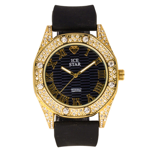 Urban 46mm Silicone Band Watch - 8961B-SB