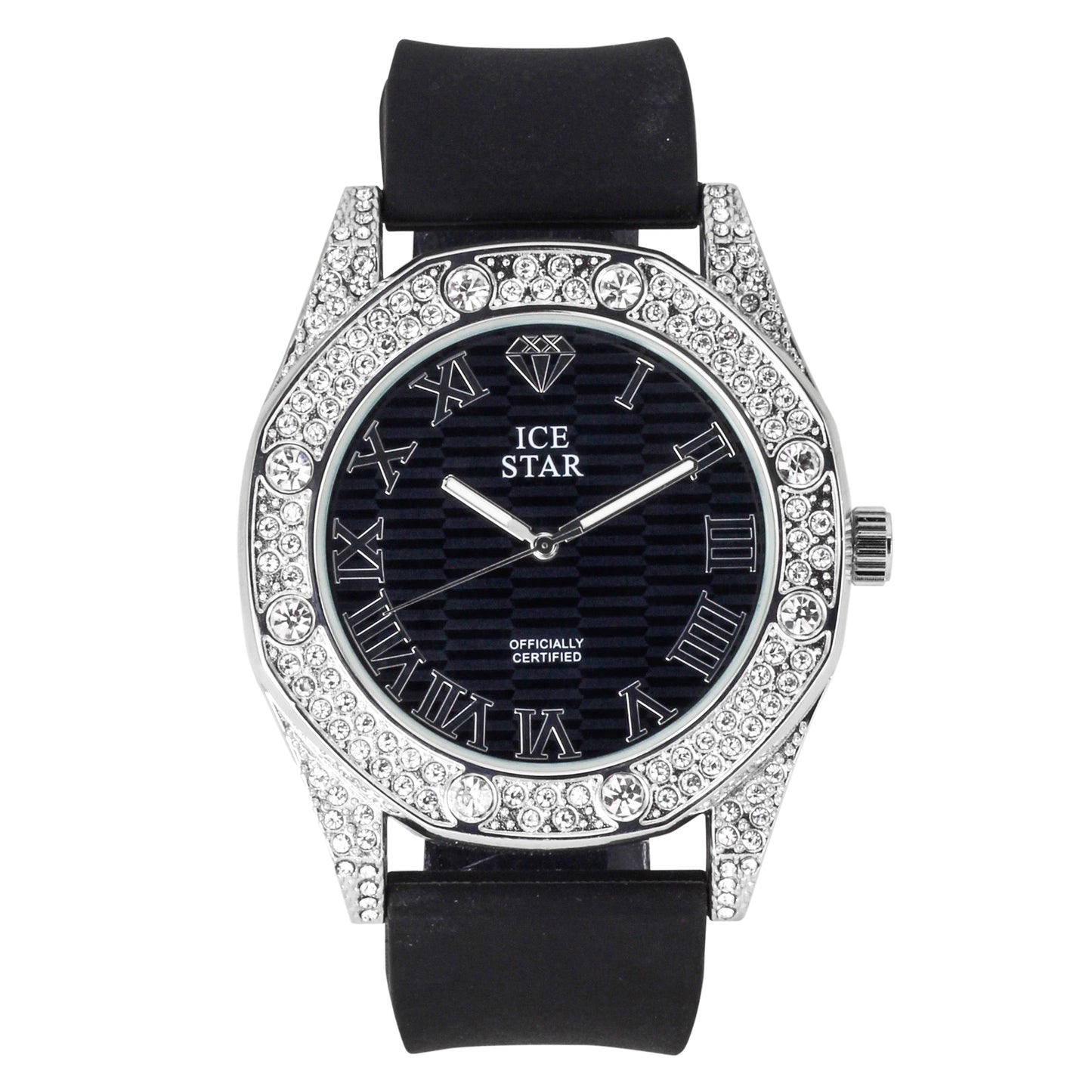 Urban 46mm Silicone Band Watch - 8961B-SB