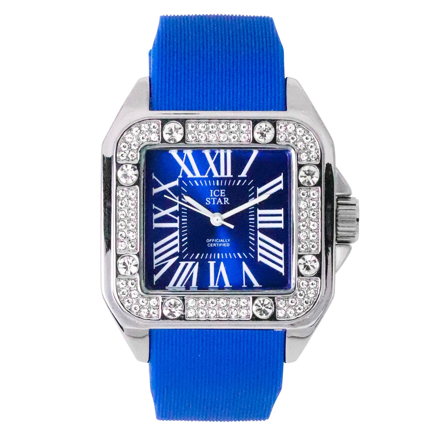 Urban 40mm Iced Out Square Watch - 8979B-SB