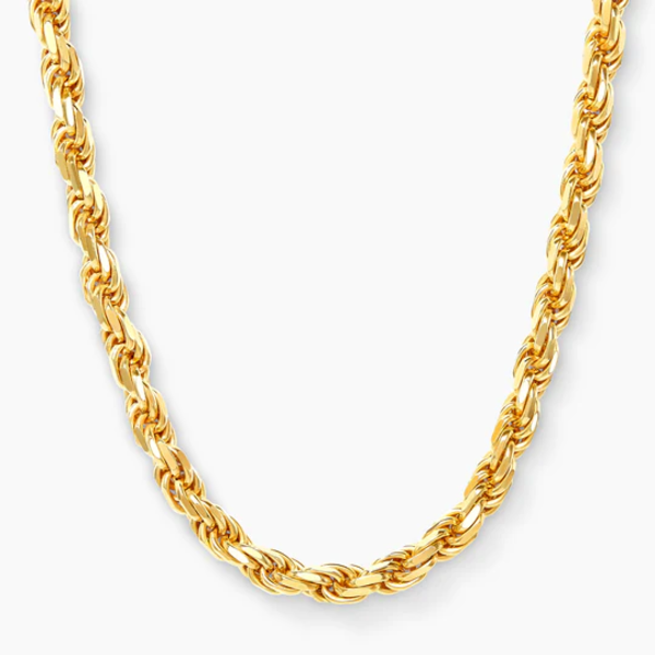 5MM ROPE CHAIN GOLD