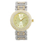 Urban Iced-Out Full Stone Metal Band Watch - 9109-MB