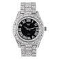 Urban Iced Out 43mm Metal Band Watch - 9165X-MB