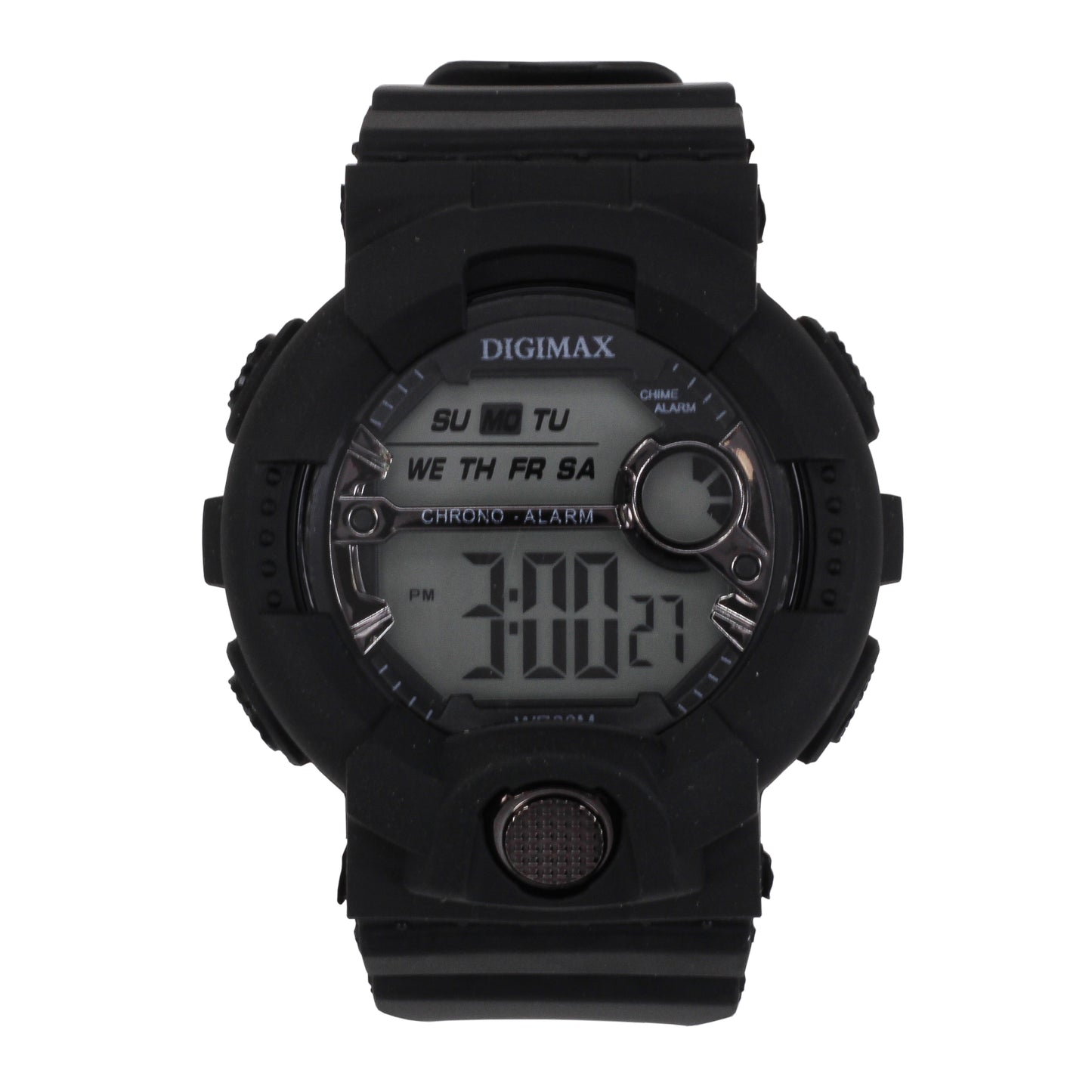 Digital 50mm Silicone Band Watch - 9248-DG