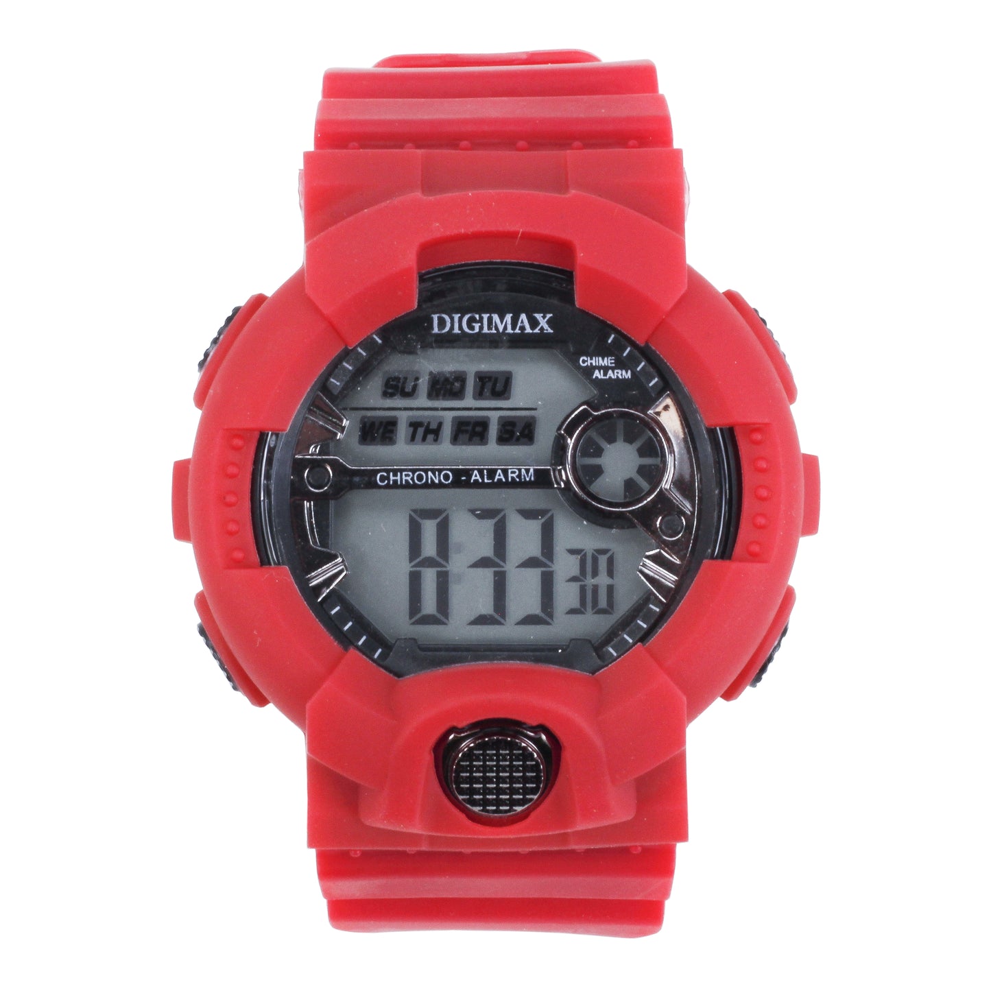 Digital 50mm Silicone Band Watch - 9248-DG
