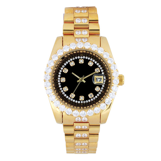 Icedout SS Quartz MB Watch - 9408 MB