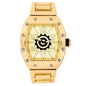 Iced Out 43mm Tonneau Watch - 9468-MB