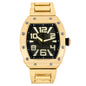 Iced Out 43mm Tonneau Watch - 9468-MB