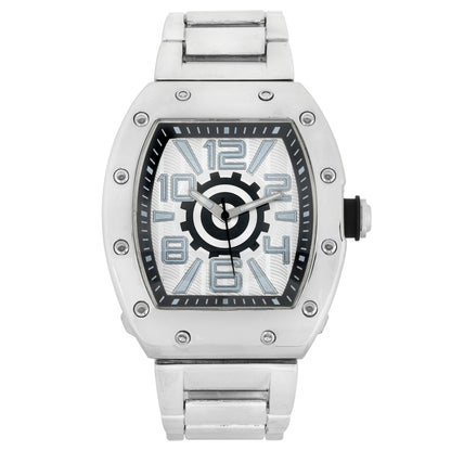 Iced Out 43mm Tonneau Watch - 9468-MB