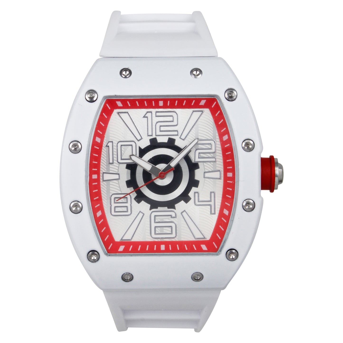 Iced Out 43mm Tonneau Watch - 9468-SB