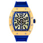Iced Out 43mm Tonneau Watch - 9468-SB
