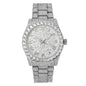 Urban Iced Out 42mm Metal Band Watch - 9478W-MB