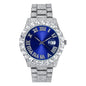Urban Iced Out 43mm Metal Band Watch - 9482A-MB