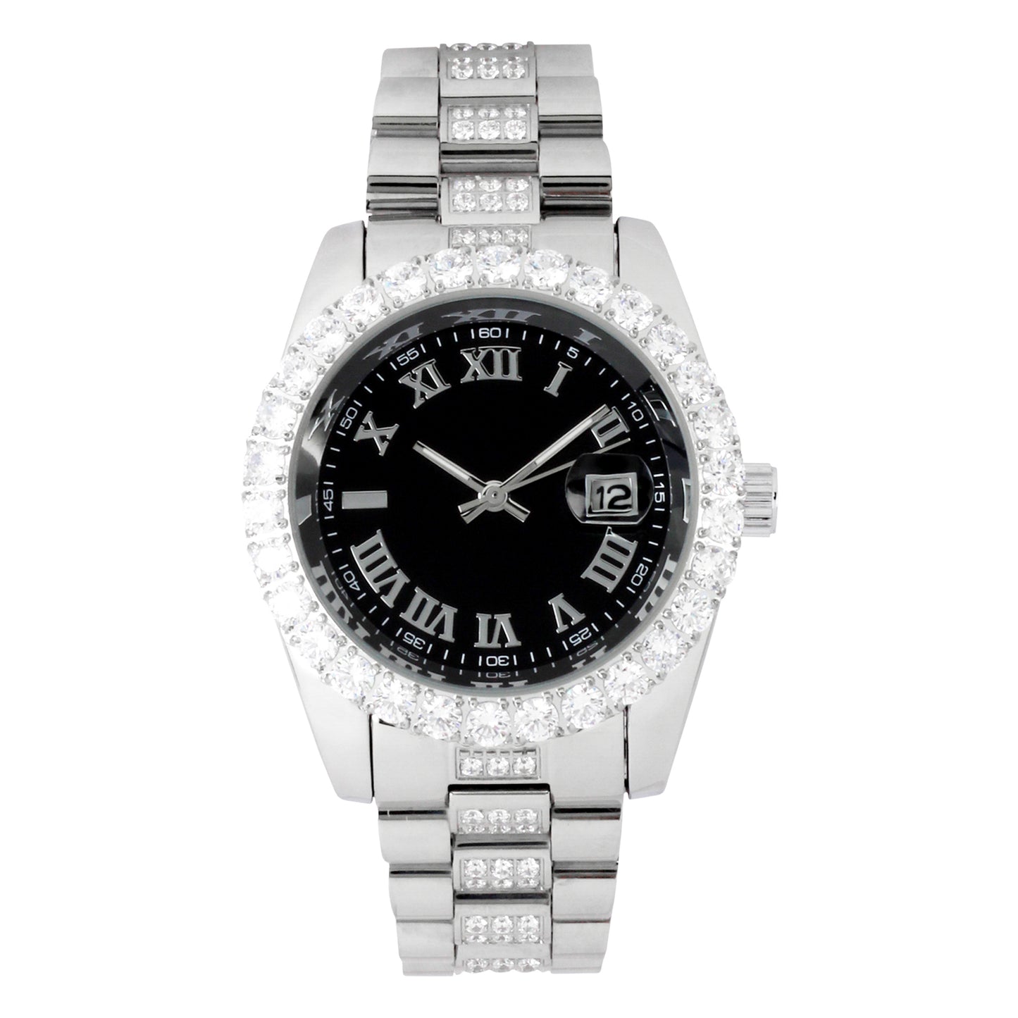 Icedout SS Quartz 40MM MB Watch - 9514A MB
