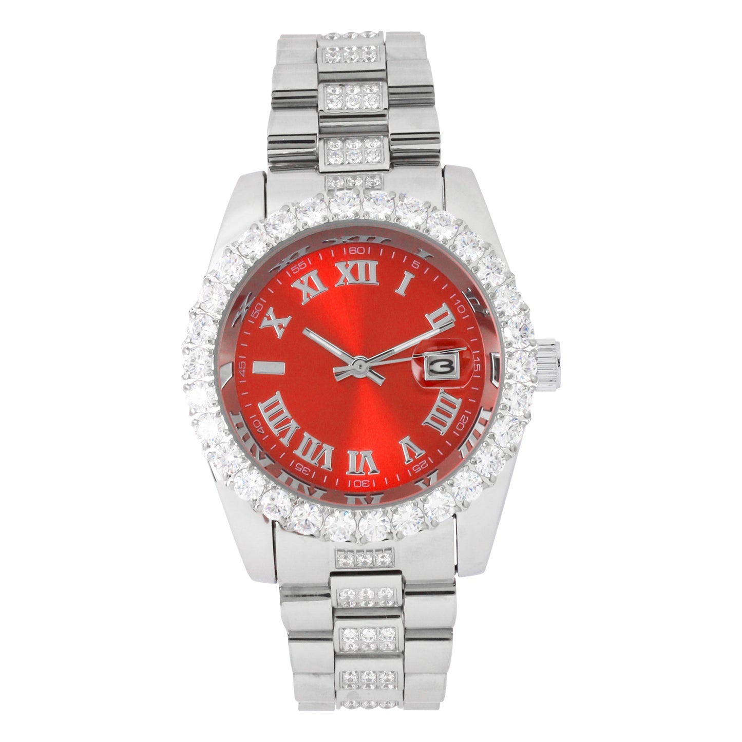 Icedout SS Quartz 40MM MB Watch - 9514A MB