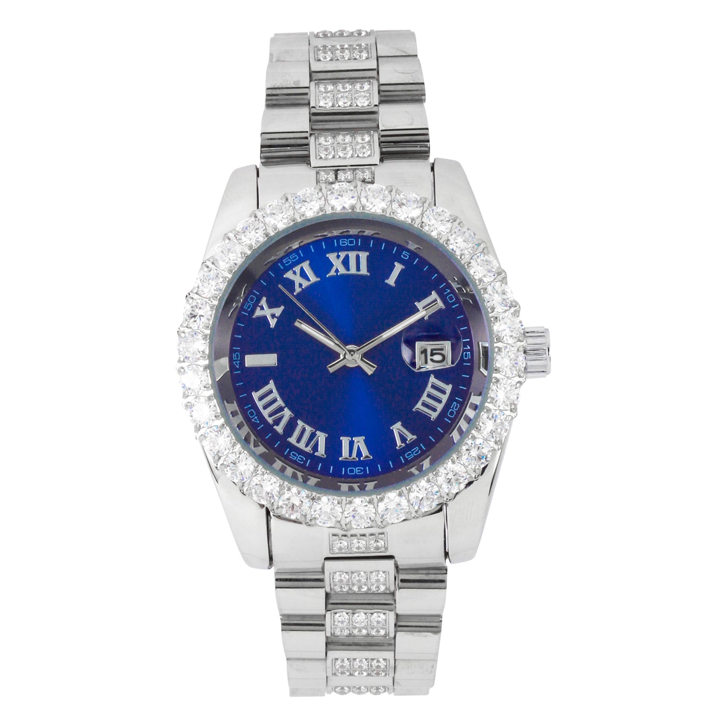 Icedout SS Quartz 40MM MB Watch - 9514A MB
