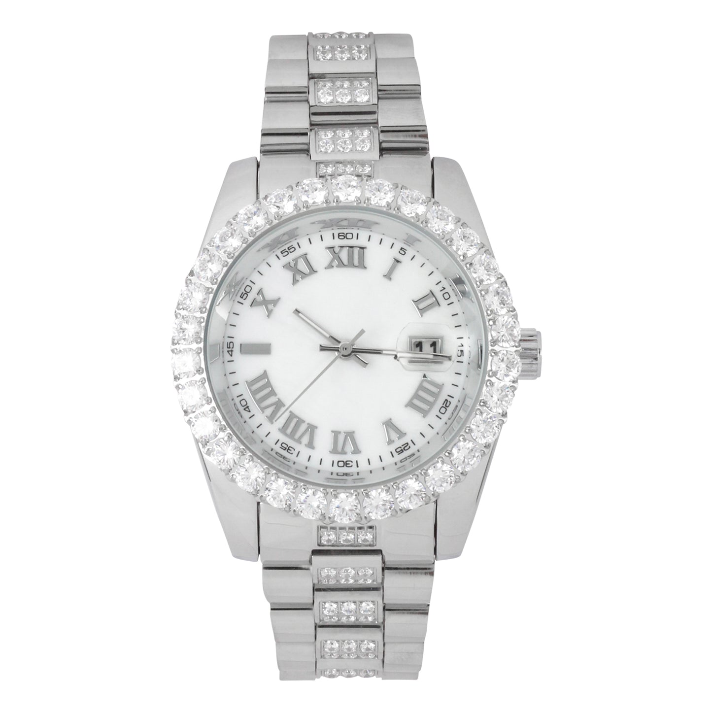 Icedout SS Quartz 40MM MB Watch - 9514A MB
