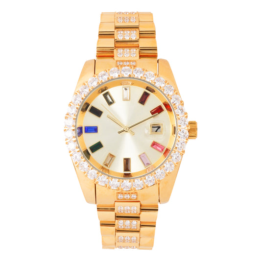 Icedout SS Quartz 40MM MB Watch - 9514B MB