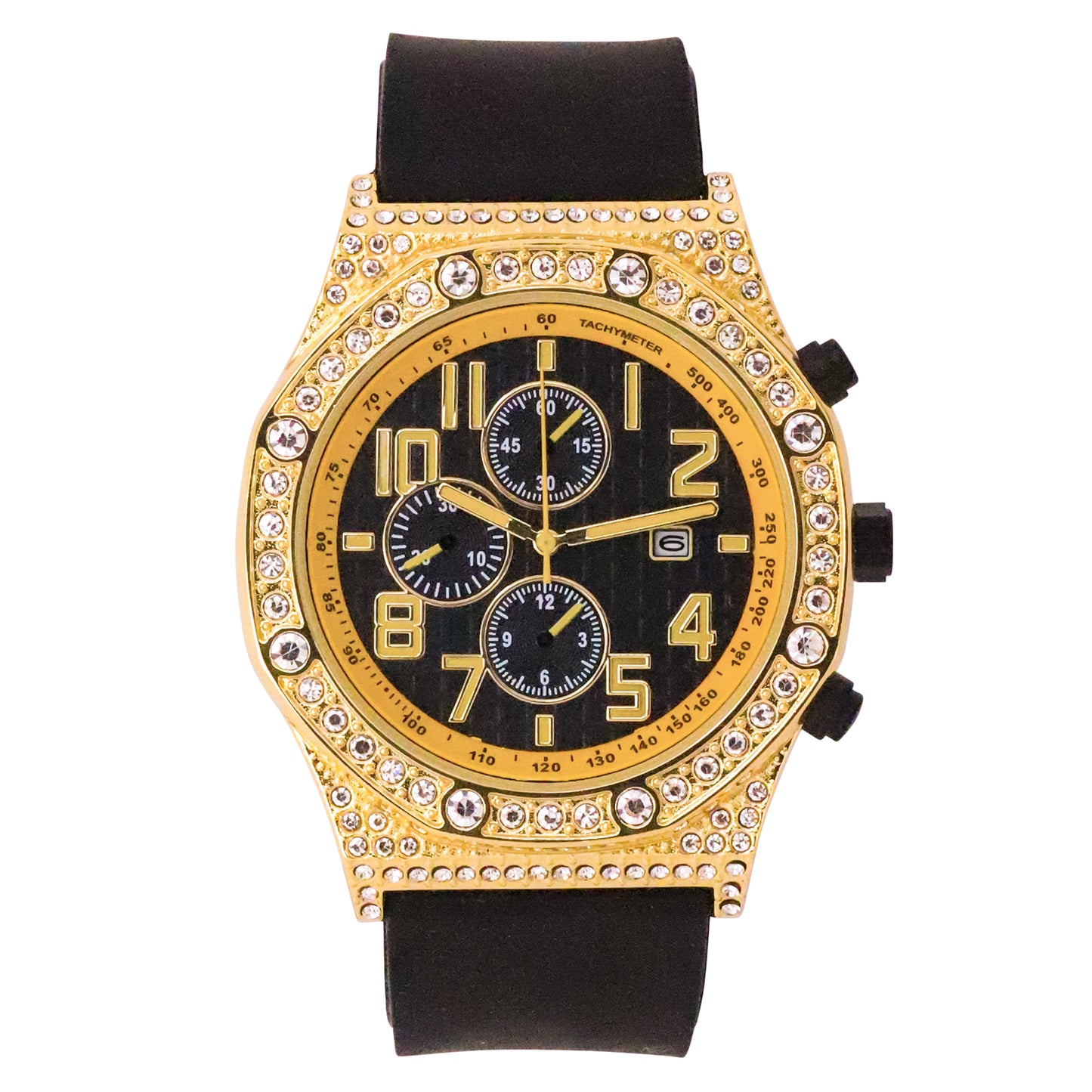 Urban 46mm Silicone Band Watch - 9632-SB