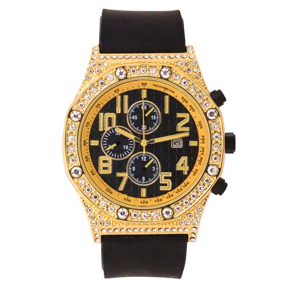 Urban 46mm Silicone Band Watch - 9632-SB