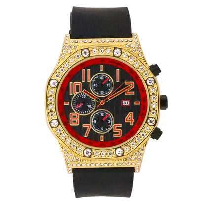 Urban 46mm Silicone Band Watch - 9632-SB