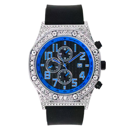 Urban 46mm Silicone Band Watch - 9632-SB