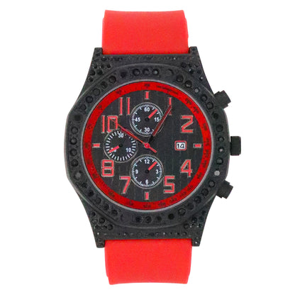 Urban 46mm Silicone Band Watch - 9632-SB