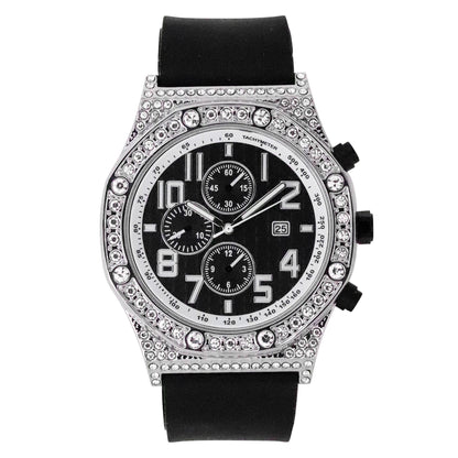 Urban 46mm Silicone Band Watch - 9632-SB