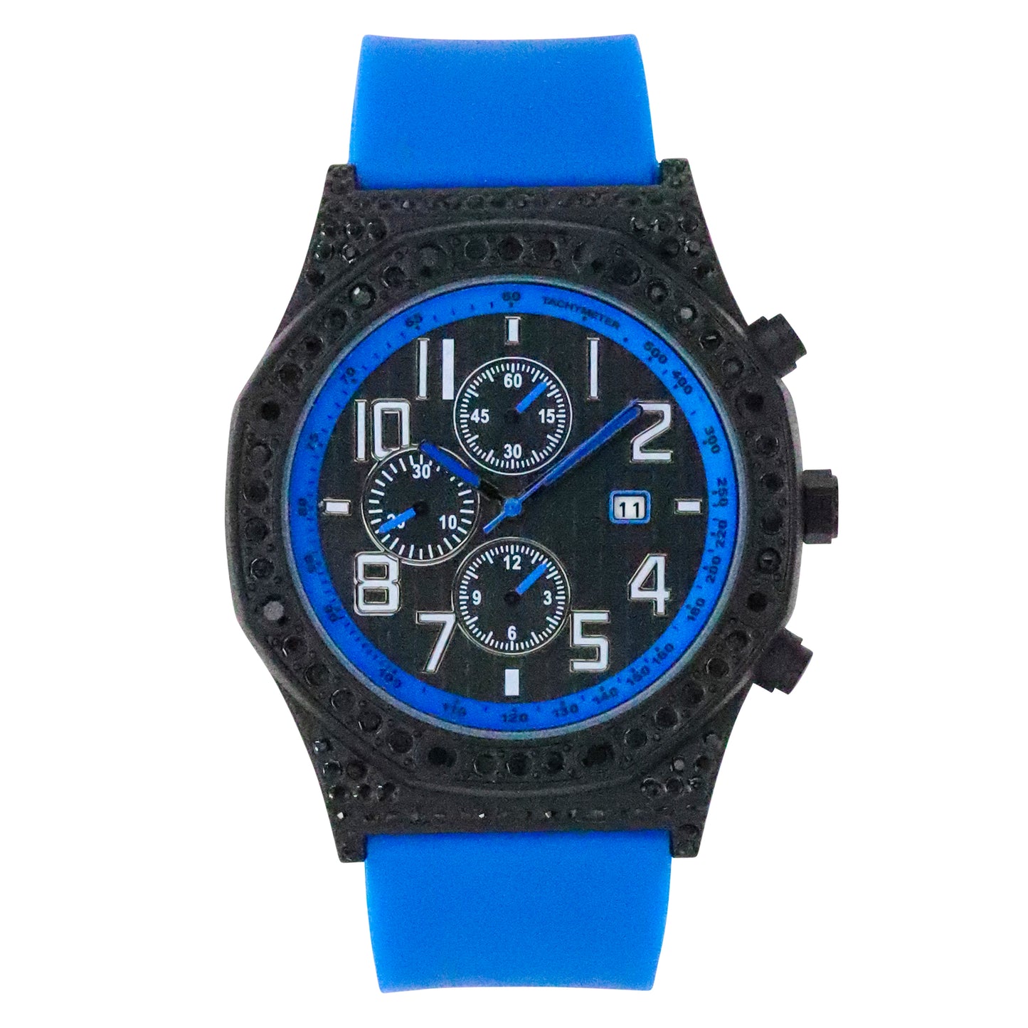 Urban 46mm Silicone Band Watch - 9632-SB