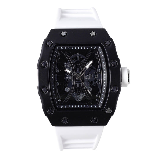 Iced Out 42.5mm Tonneau Watch - 9686-SB