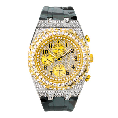 Urban 43mm Silicone Band Watch - 9709A-SB