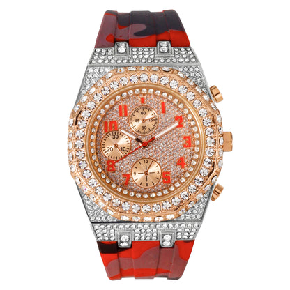 Urban 43mm Silicone Band Watch - 9709A-SB
