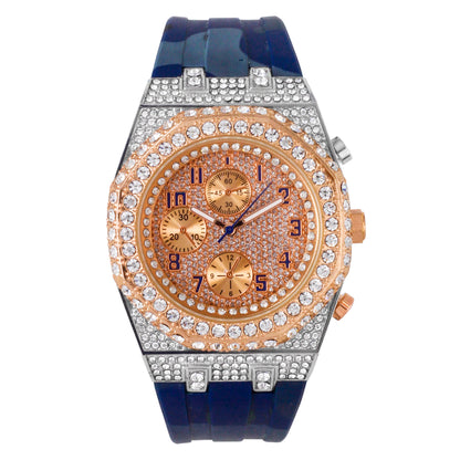 Urban 43mm Silicone Band Watch - 9709A-SB