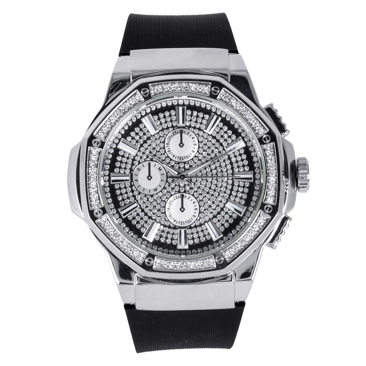 Urban 51mm Silicone Band Watch - 9734-SB