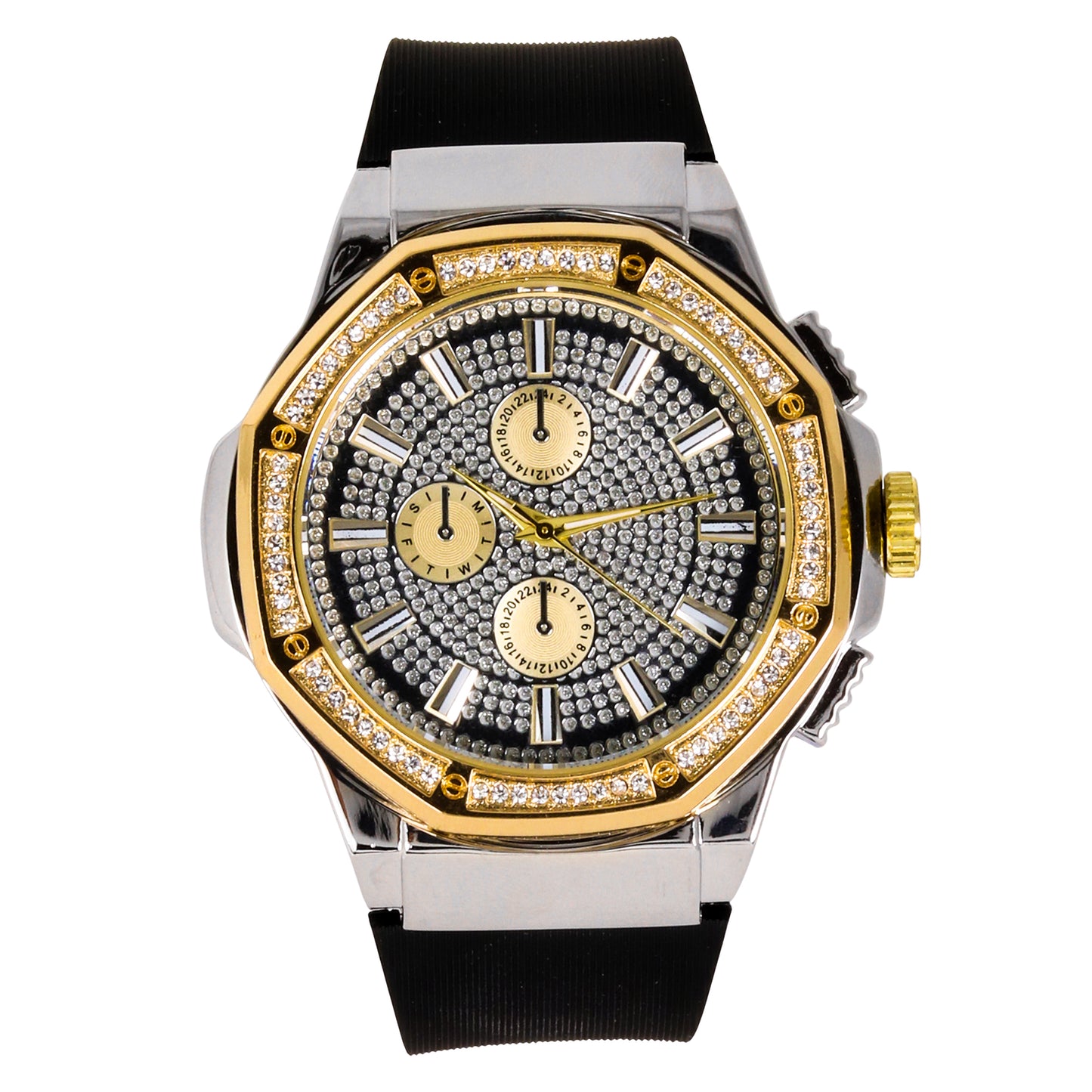 Urban 51mm Silicone Band Watch - 9734-SB