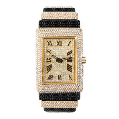 Urban Iced-Out 46mm Chandelier Metal Band Watch - 9832L-MB