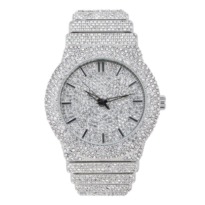 Urban Iced-Out 47mm Chandelier Metal Band Watch - 9833-MB