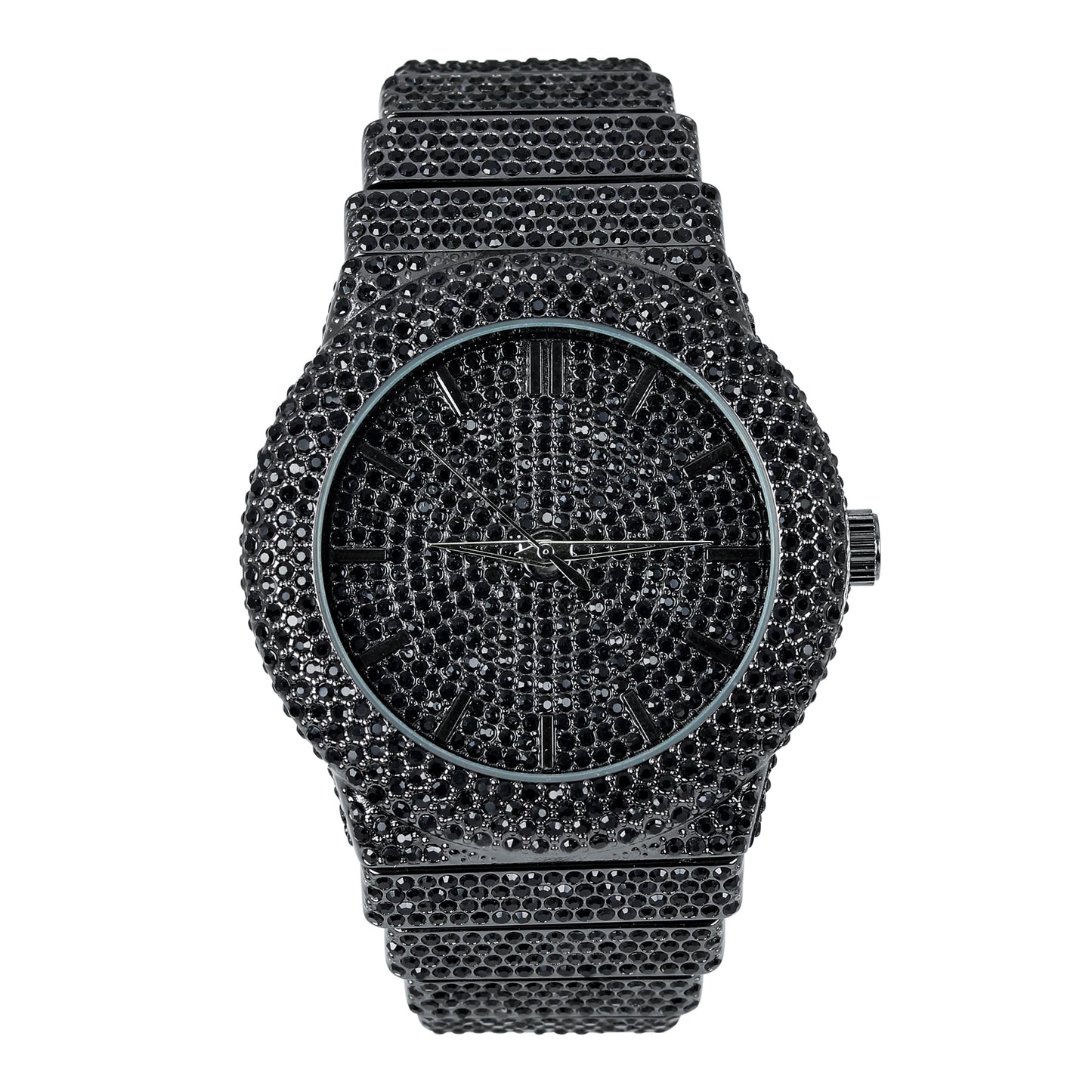 Urban Iced-Out 47mm Chandelier Metal Band Watch - 9833-MB