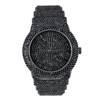 Urban Iced-Out 47mm Chandelier Metal Band Watch - 9833-MB