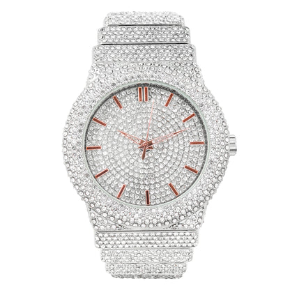 Urban Iced-Out 47mm Chandelier Metal Band Watch - 9833-MB