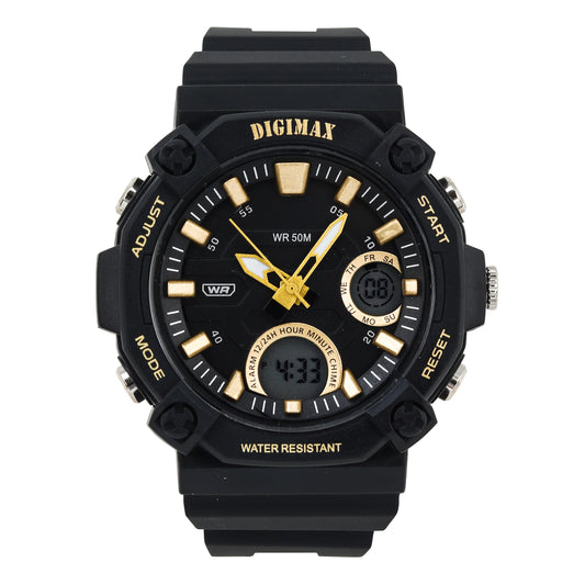 Digital 54mm Silicone Band Watch - 9954-DG