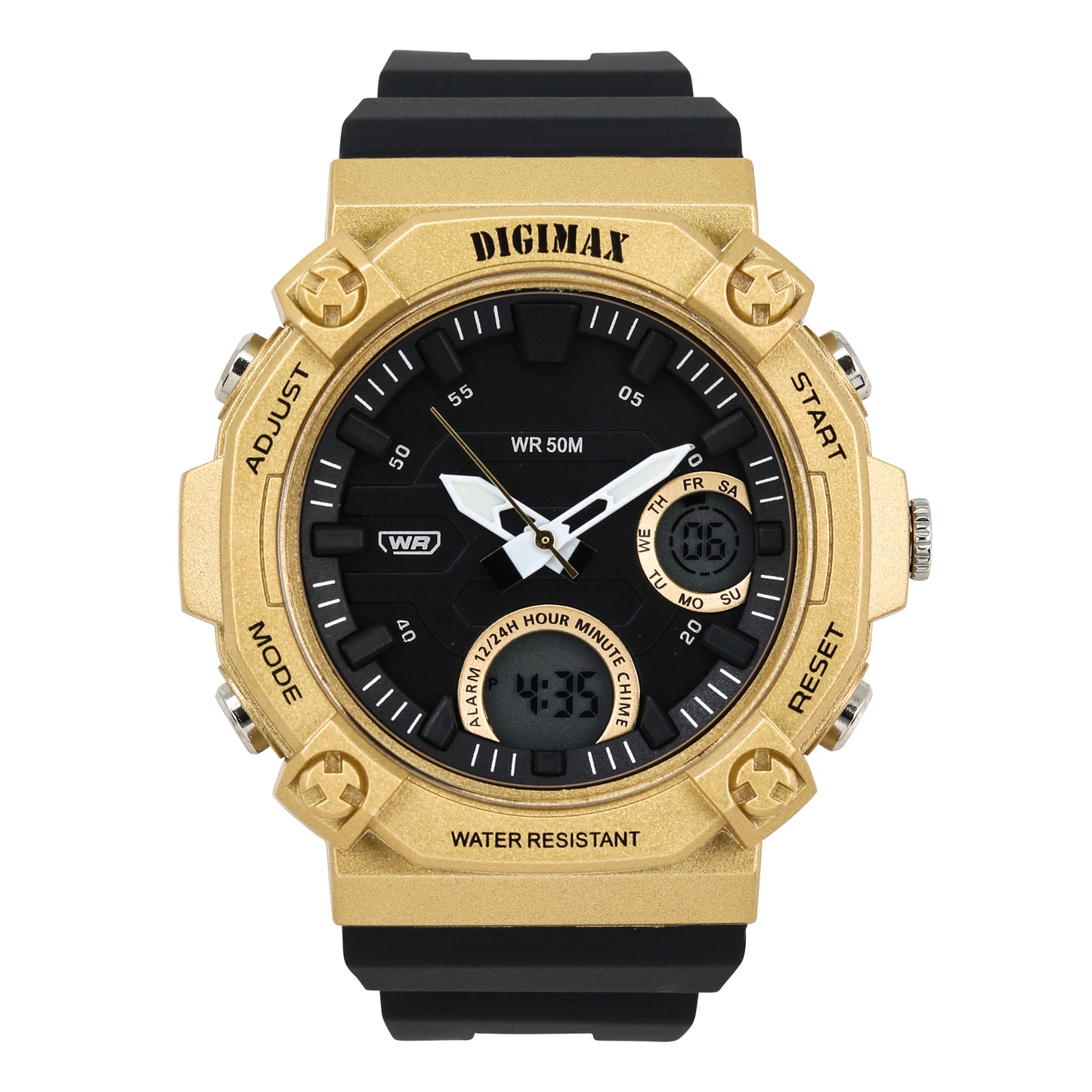 Digital 54mm Silicone Band Watch - 9954-DG