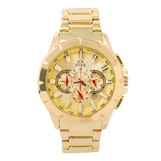 Stainless Steel 3ATM 48MM MB Chronograph Watch - 9978 MB