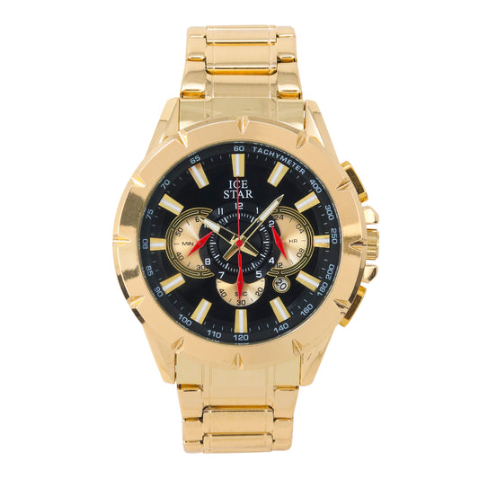 Stainless Steel 3ATM 48MM MB Chronograph Watch - 9978 MB